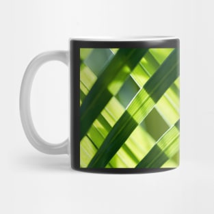 Woven Palm Leaves Mug